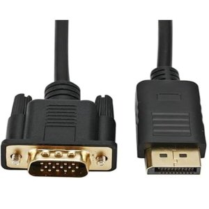 Display Port To VGA Cable