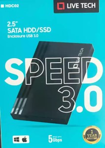 Live Tech 2.5 USB 3.0 Laptop Sata Casing - HDC02