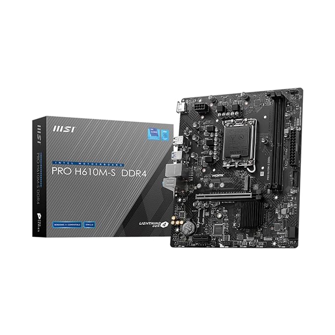 MSI Pro H610M-S DDR4 Motherboard