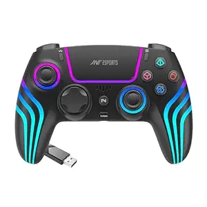 Ant Esports GP400 BT / Wireless - RGB Gamepad for PC / PS4 / Switch / Andriod Mobile / IOS - Black
