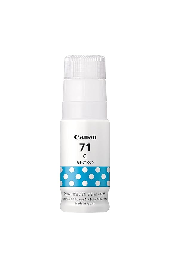 Canon GI71 Cyan Ink Bottle