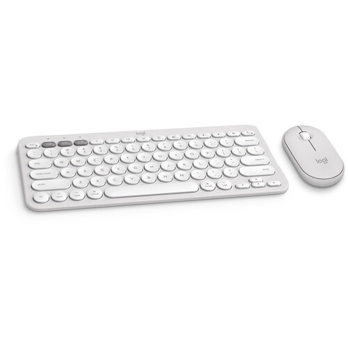 Logitech Pebble 2 Wireless Combo Keyboard & Mouse - White
