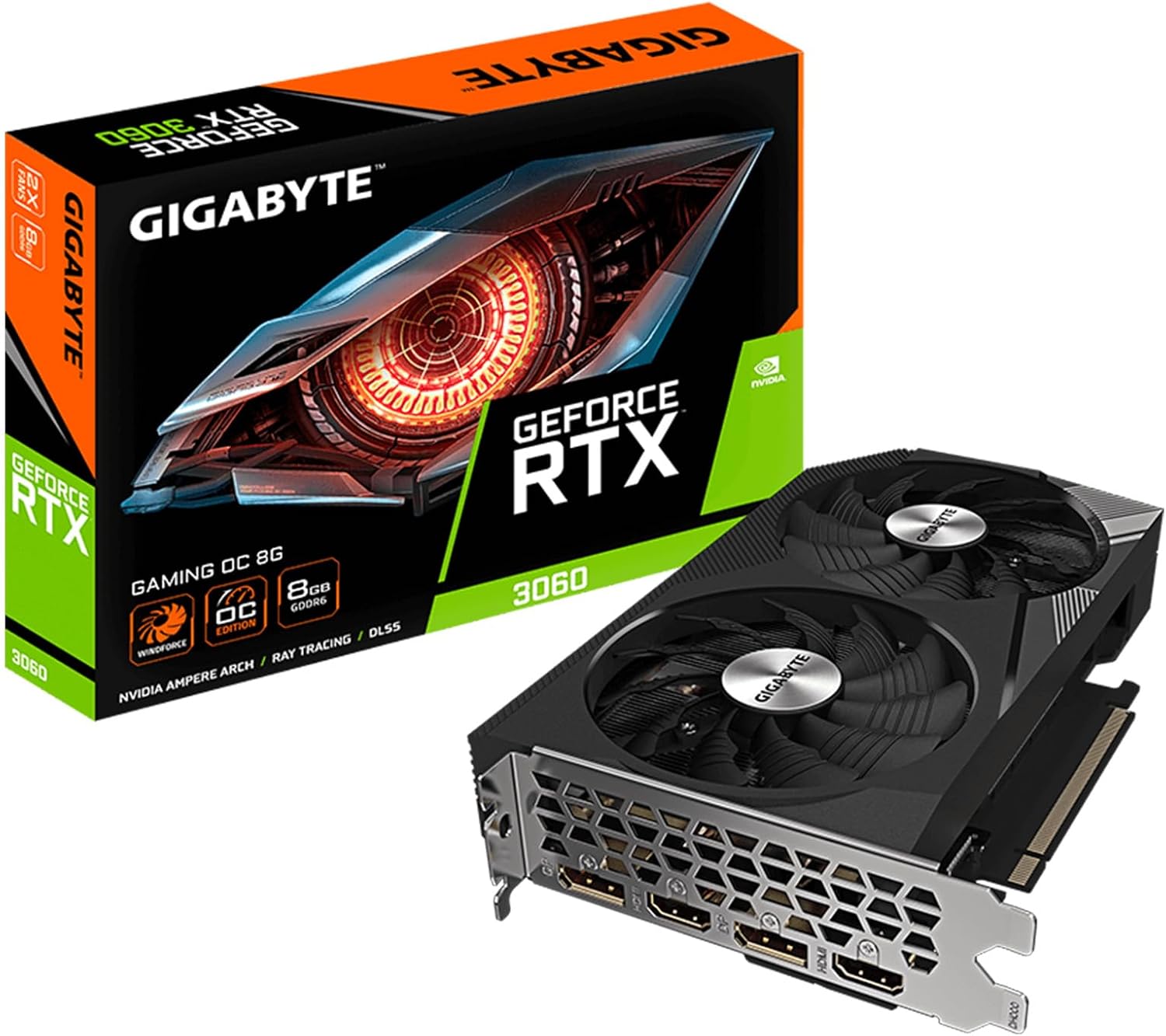 Gigabyte GeForce RTX3060 Gaming OC 8GB GDDR6 Graphics card