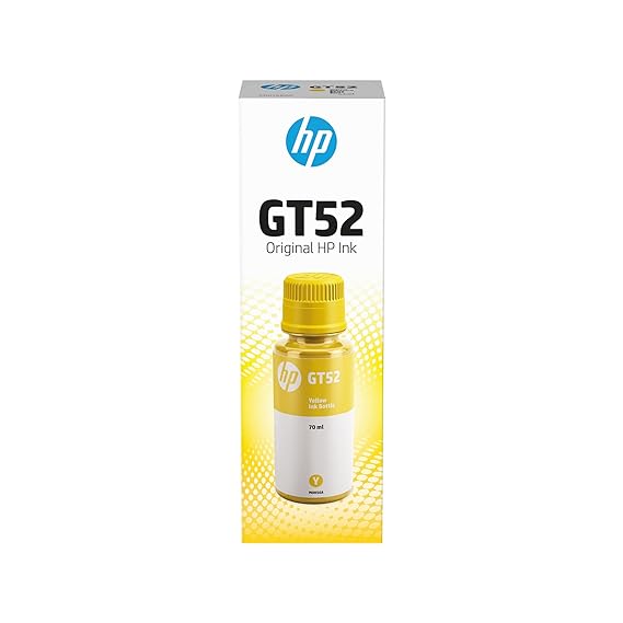 HP GT52 Yellow Ink Bottle