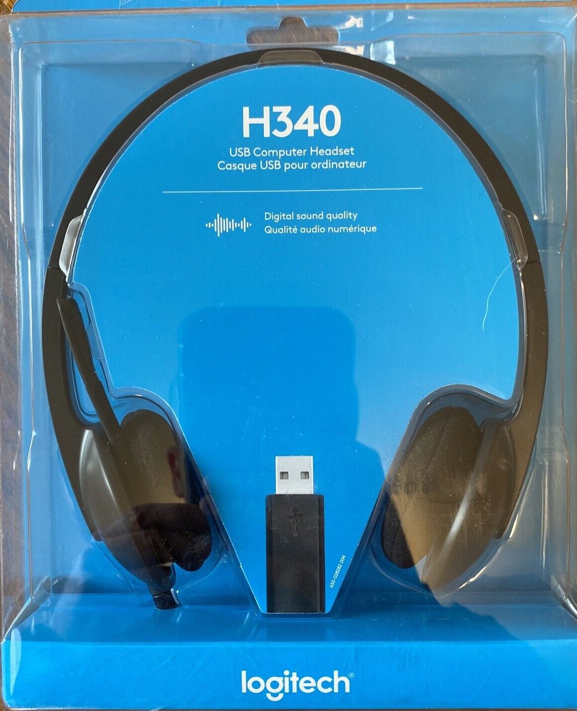 Logitech H340 Stereo Wired USB Headphones With Mic
