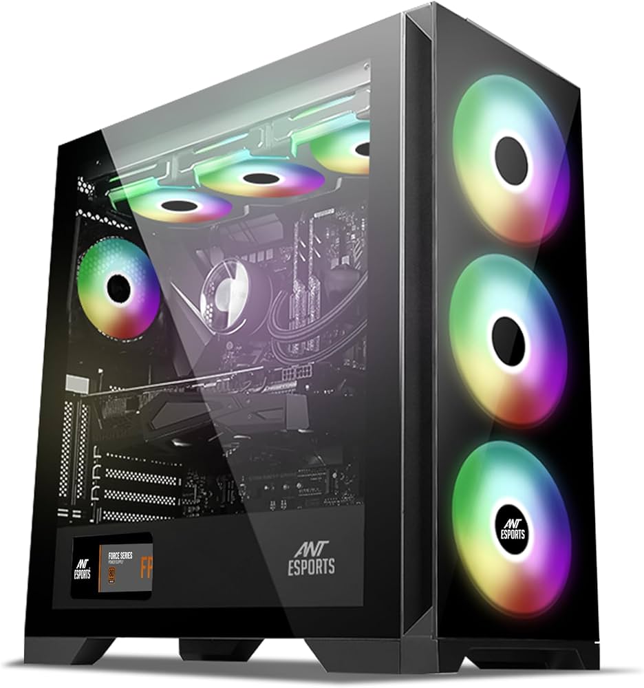 Ant Esports ICE590TG ARGB Mid-Tower Gaming Cabinet