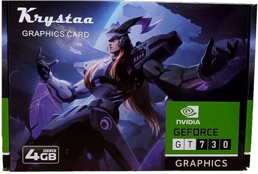 Krystaa GeForce GT730 4GB DDR3 Graphics Card