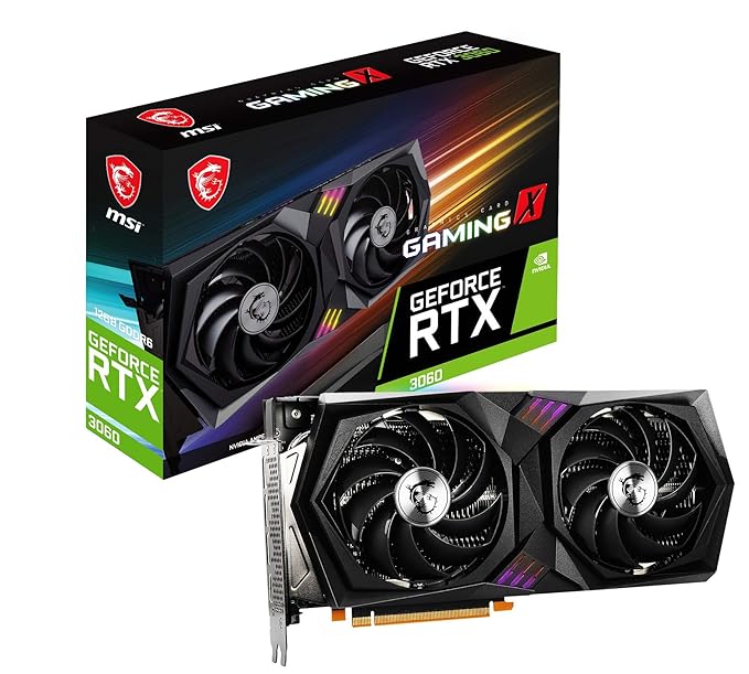 MSI GeForce RTX 3060 Gaming 12GB GDDR6 Graphics Card