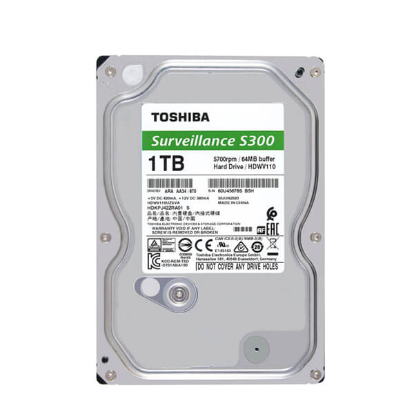 TOSHIBA 1TB 3.5 inch Surveillance Internal Hard Drive