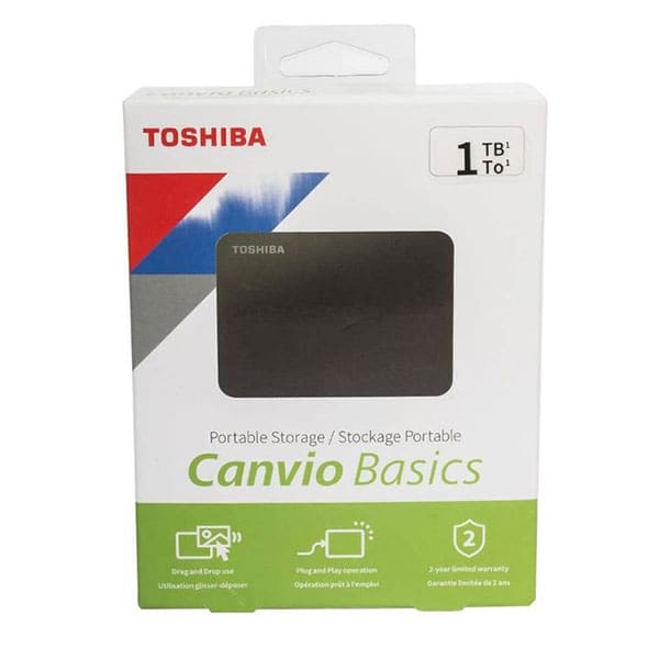 TOSHIBA Canvio Basics 1TB Portable External HDD