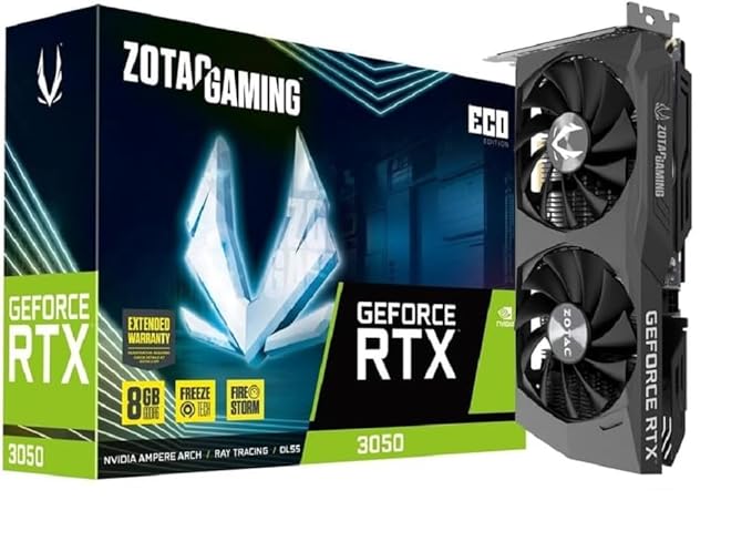 Zotac GeForce Gaming RTX 3050 ECO 8GB GDDR6 Graphics card