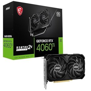 MSI GeForce RTX 4060 Ti Ventus 2X Black 16G OC Graphics Card