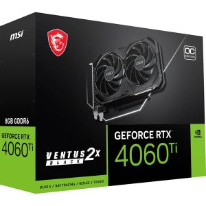 MSI GeForce RTX 4060 Ti Ventus 2X Black 8G OC Graphics Card