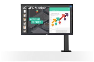 LG 27inch QHD Ergo IPS Monitor- 27QN880-B