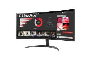 LG 34inch Curved UltraWide QHD Monitor- 34WR50QC-B