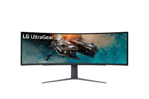 LG 49inch UltraGear Dual QHD Curved Gaming Monitor- 49GR85DC-B