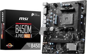 MSI B450M-A PRO MAX II Motherboard