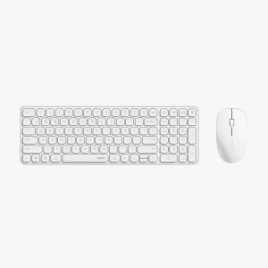 Rapoo 9320M Multi-Mode Wireless Keyboard & Mouse Combo - White